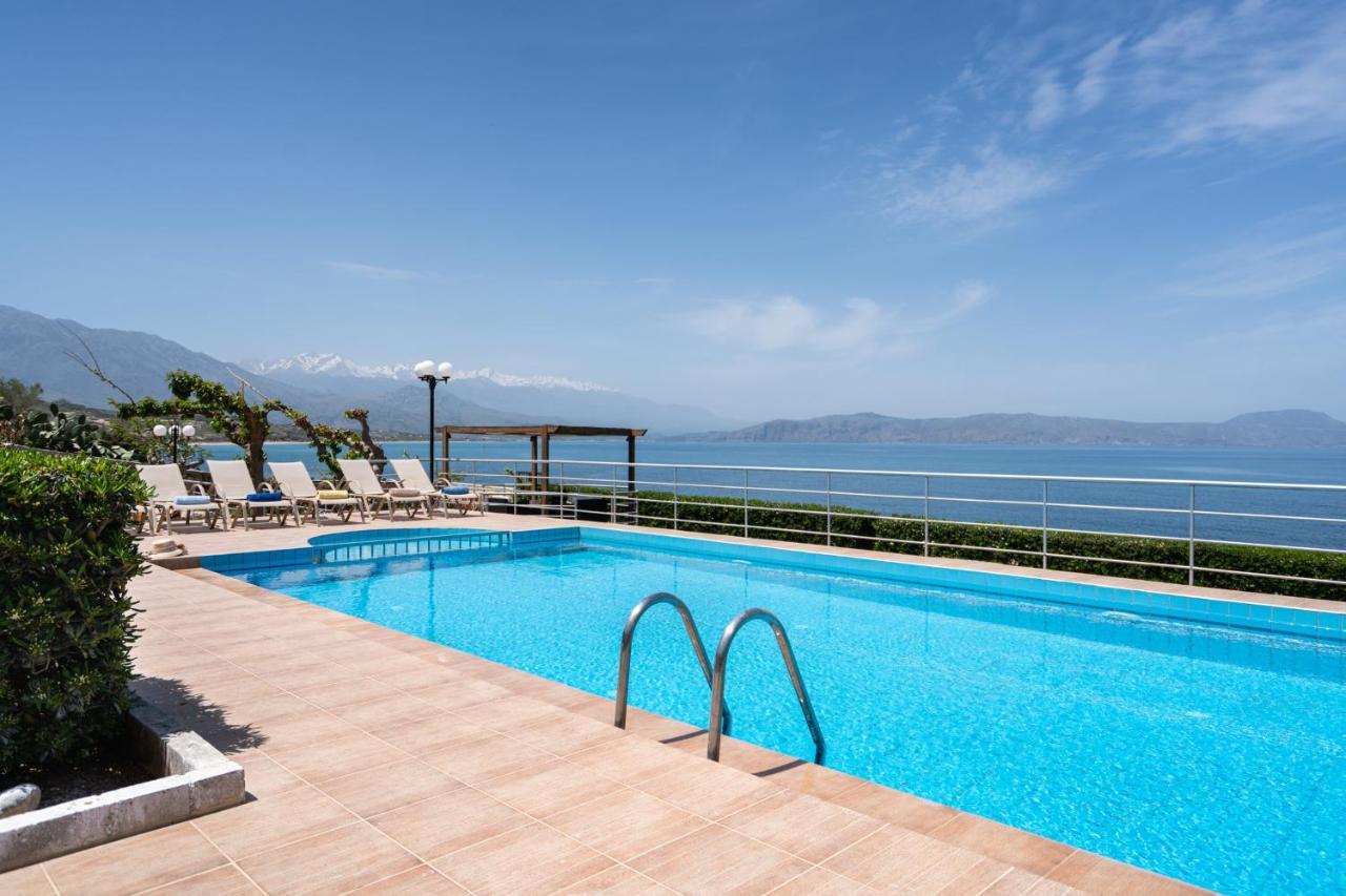 Beachfront Family Villa Katerina With Private Pool, Playground, Bbq & Amazing Sea Views! Petres  Exterior foto